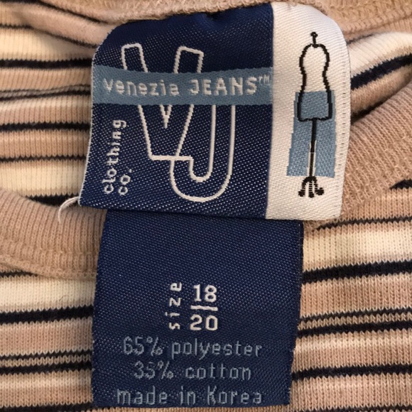 Women’s plus size striped T - Picture 3 of 3